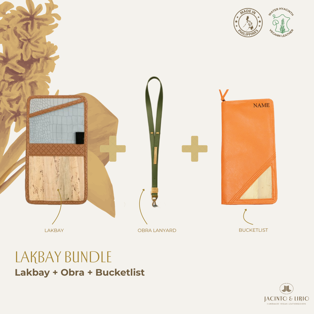 Travel Bundle – Lakbay + Obra + Bucketlist, Travel Wallet, Jacinto & Lirio, Jacinto & Lirio. - Jacinto & Lirio
