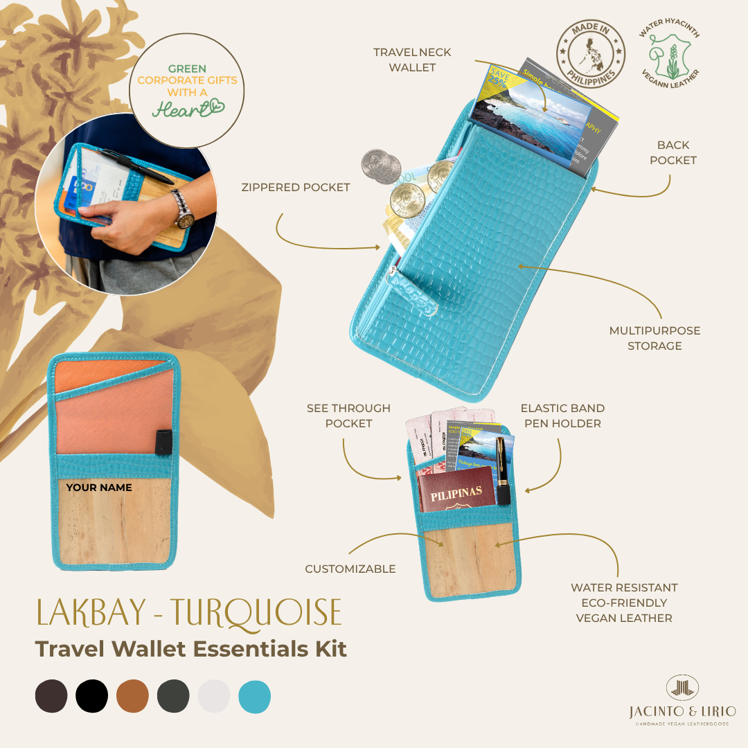 Travel Bundle – Lakbay + Obra + Bucketlist, Travel Wallet, Jacinto & Lirio, Jacinto & Lirio. - Jacinto & Lirio