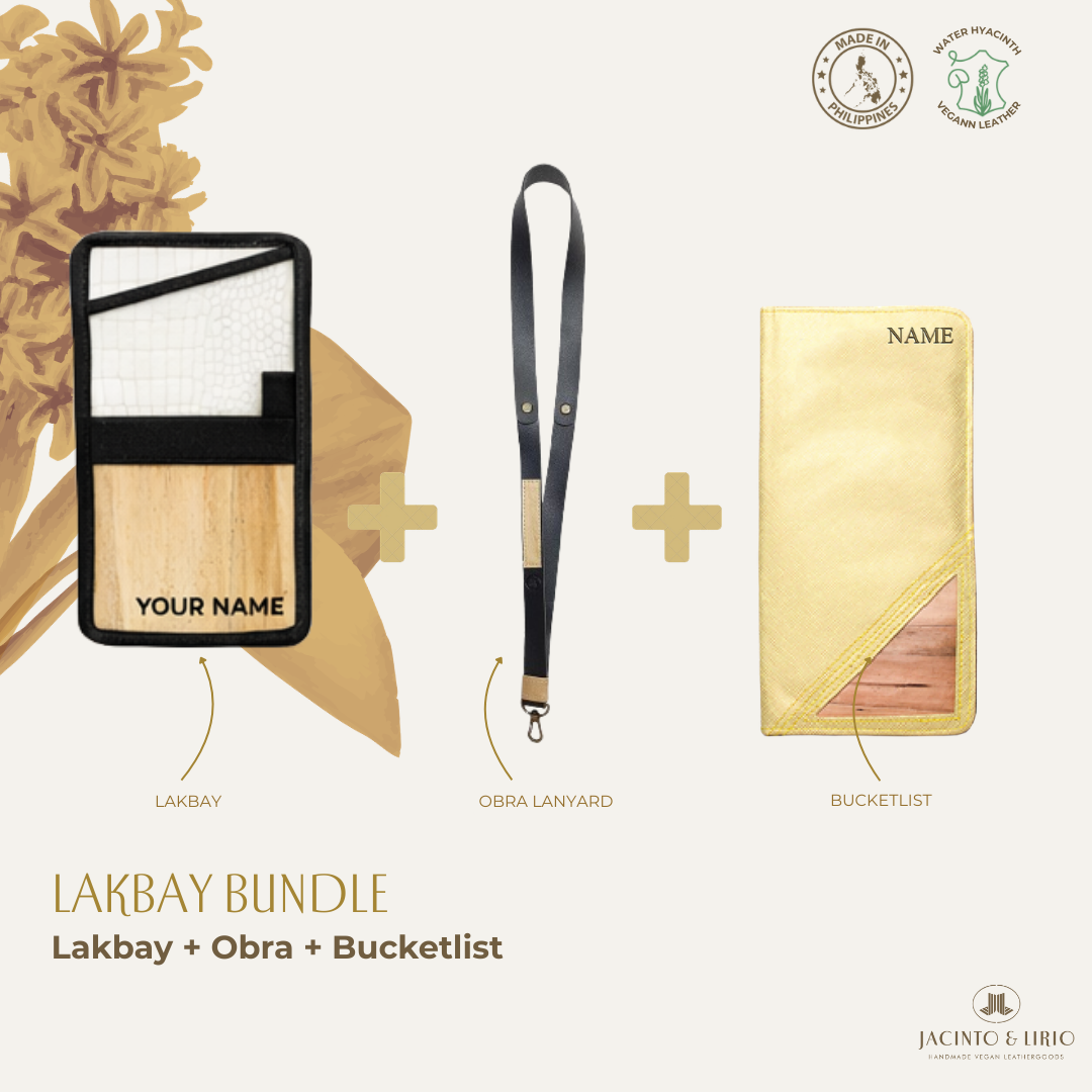 Travel Bundle – Lakbay + Obra + Bucketlist, Travel Wallet, Jacinto & Lirio, Jacinto & Lirio. - Jacinto & Lirio