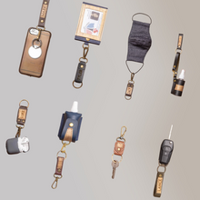 Load image into Gallery viewer, Vegan Leather Keyfob Keychain (KeyFob02) - Jacinto &amp; Lirio