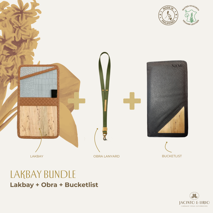 Travel Bundle – Lakbay + Obra + Bucketlist, Travel Wallet, Jacinto & Lirio, Jacinto & Lirio. - Jacinto & Lirio