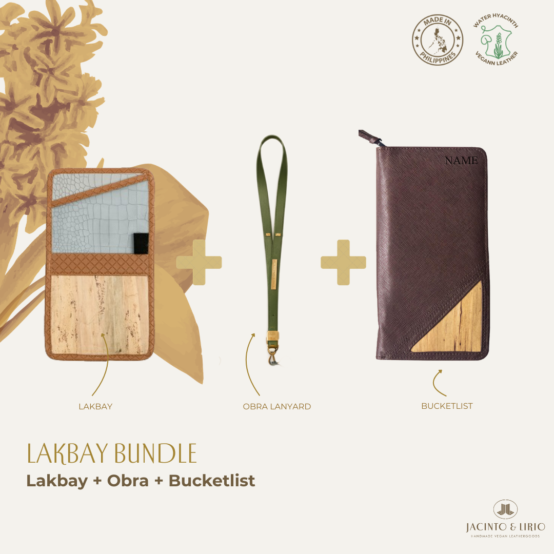 Travel Bundle – Lakbay + Obra + Bucketlist, Travel Wallet, Jacinto & Lirio, Jacinto & Lirio. - Jacinto & Lirio