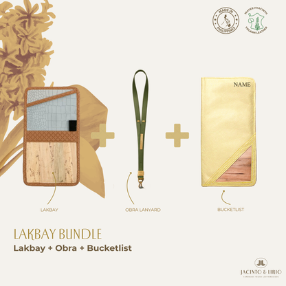 Travel Bundle – Lakbay + Obra + Bucketlist, Travel Wallet, Jacinto & Lirio, Jacinto & Lirio. - Jacinto & Lirio