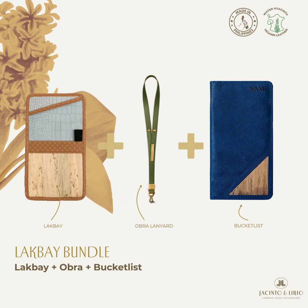 Travel Bundle – Lakbay + Obra + Bucketlist, Travel Wallet, Jacinto & Lirio, Jacinto & Lirio. - Jacinto & Lirio