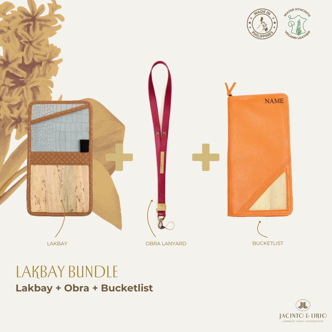 Travel Bundle – Lakbay + Obra + Bucketlist, Travel Wallet, Jacinto & Lirio, Jacinto & Lirio. - Jacinto & Lirio
