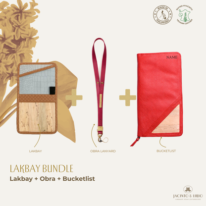 Travel Bundle – Lakbay + Obra + Bucketlist, Travel Wallet, Jacinto & Lirio, Jacinto & Lirio. - Jacinto & Lirio