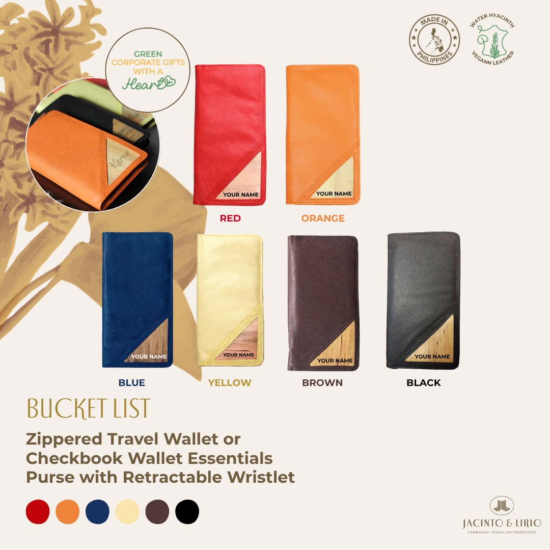 Travel Bundle – Lakbay + Obra + Bucketlist, Travel Wallet, Jacinto & Lirio, Jacinto & Lirio. - Jacinto & Lirio