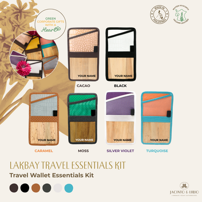 Travel Bundle – Lakbay + Obra + Bucketlist, Travel Wallet, Jacinto & Lirio, Jacinto & Lirio. - Jacinto & Lirio