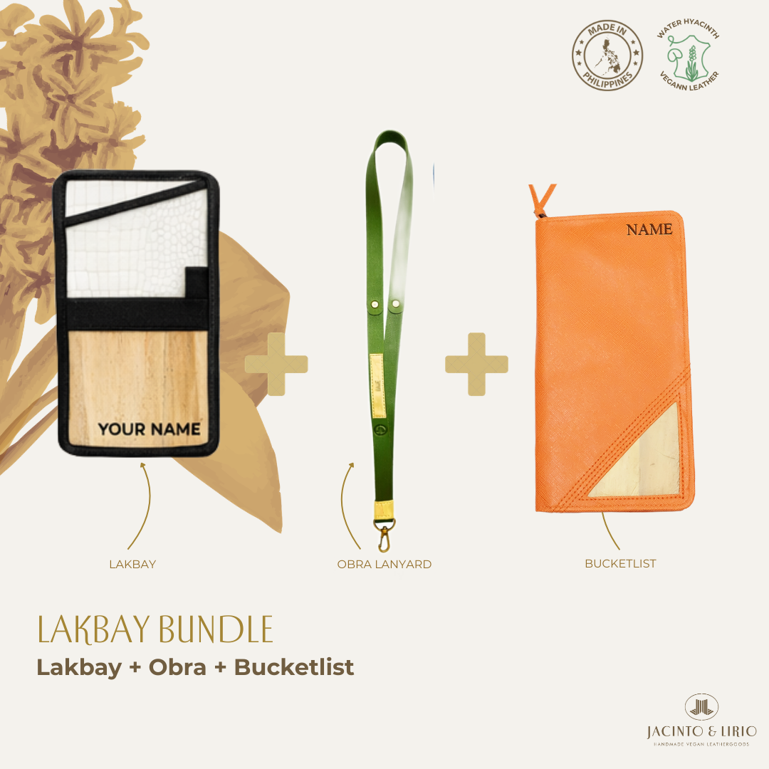 Travel Bundle – Lakbay + Obra + Bucketlist, Travel Wallet, Jacinto & Lirio, Jacinto & Lirio. - Jacinto & Lirio
