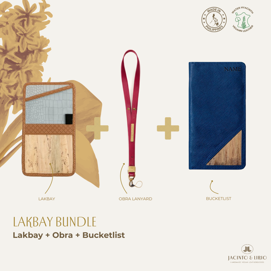 Travel Bundle – Lakbay + Obra + Bucketlist, Travel Wallet, Jacinto & Lirio, Jacinto & Lirio. - Jacinto & Lirio