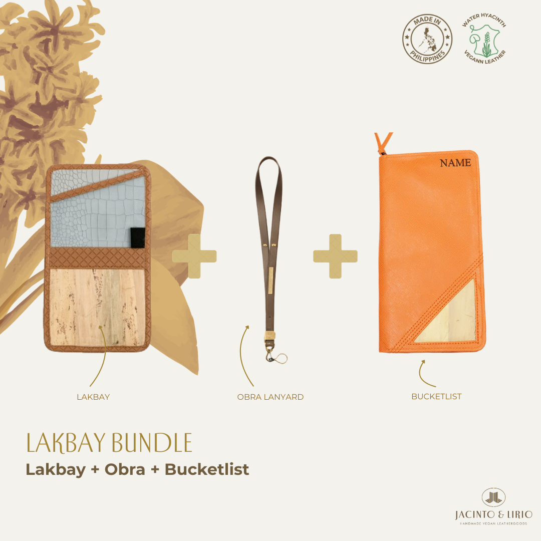 Travel Bundle – Lakbay + Obra + Bucketlist, Travel Wallet, Jacinto & Lirio, Jacinto & Lirio. - Jacinto & Lirio