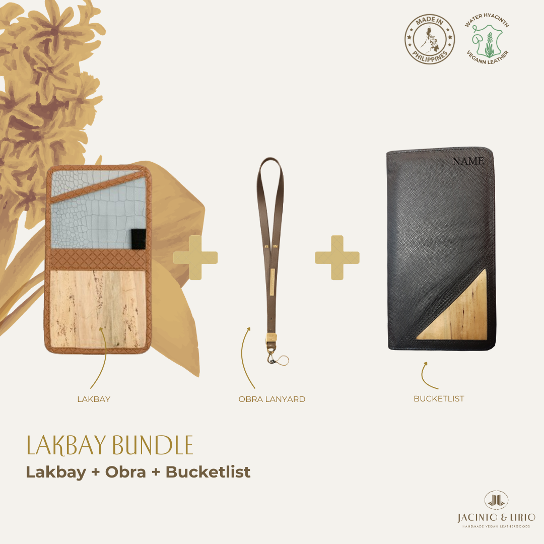 Travel Bundle – Lakbay + Obra + Bucketlist, Travel Wallet, Jacinto & Lirio, Jacinto & Lirio. - Jacinto & Lirio