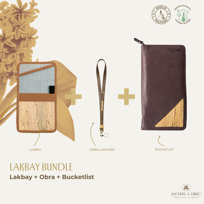 Travel Bundle – Lakbay + Obra + Bucketlist, Travel Wallet, Jacinto & Lirio, Jacinto & Lirio. - Jacinto & Lirio