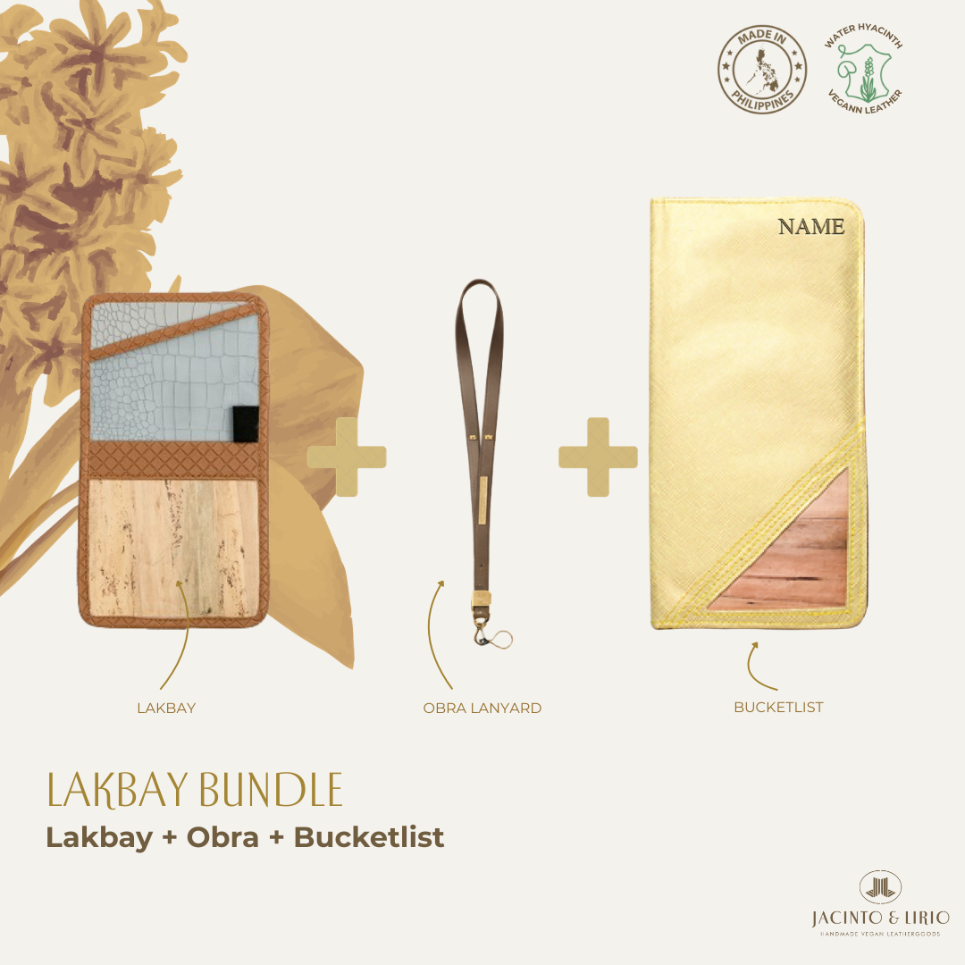 Travel Bundle – Lakbay + Obra + Bucketlist, Travel Wallet, Jacinto & Lirio, Jacinto & Lirio. - Jacinto & Lirio