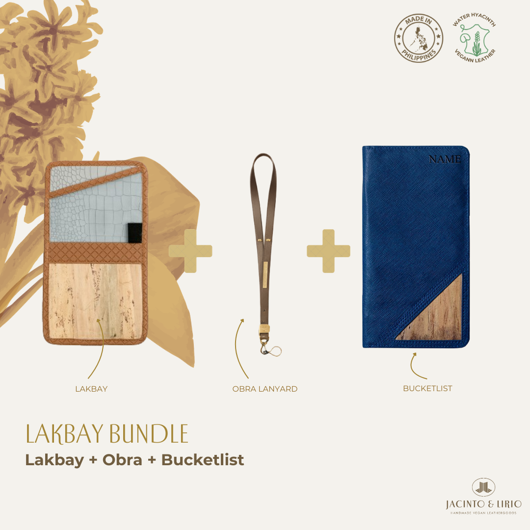 Travel Bundle – Lakbay + Obra + Bucketlist, Travel Wallet, Jacinto & Lirio, Jacinto & Lirio. - Jacinto & Lirio