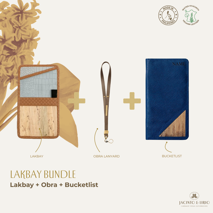 Travel Bundle – Lakbay + Obra + Bucketlist, Travel Wallet, Jacinto & Lirio, Jacinto & Lirio. - Jacinto & Lirio