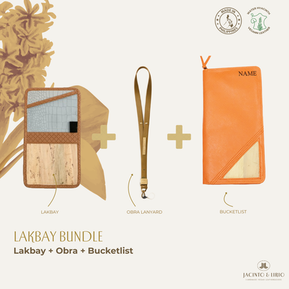 Travel Bundle – Lakbay + Obra + Bucketlist, Travel Wallet, Jacinto & Lirio, Jacinto & Lirio. - Jacinto & Lirio