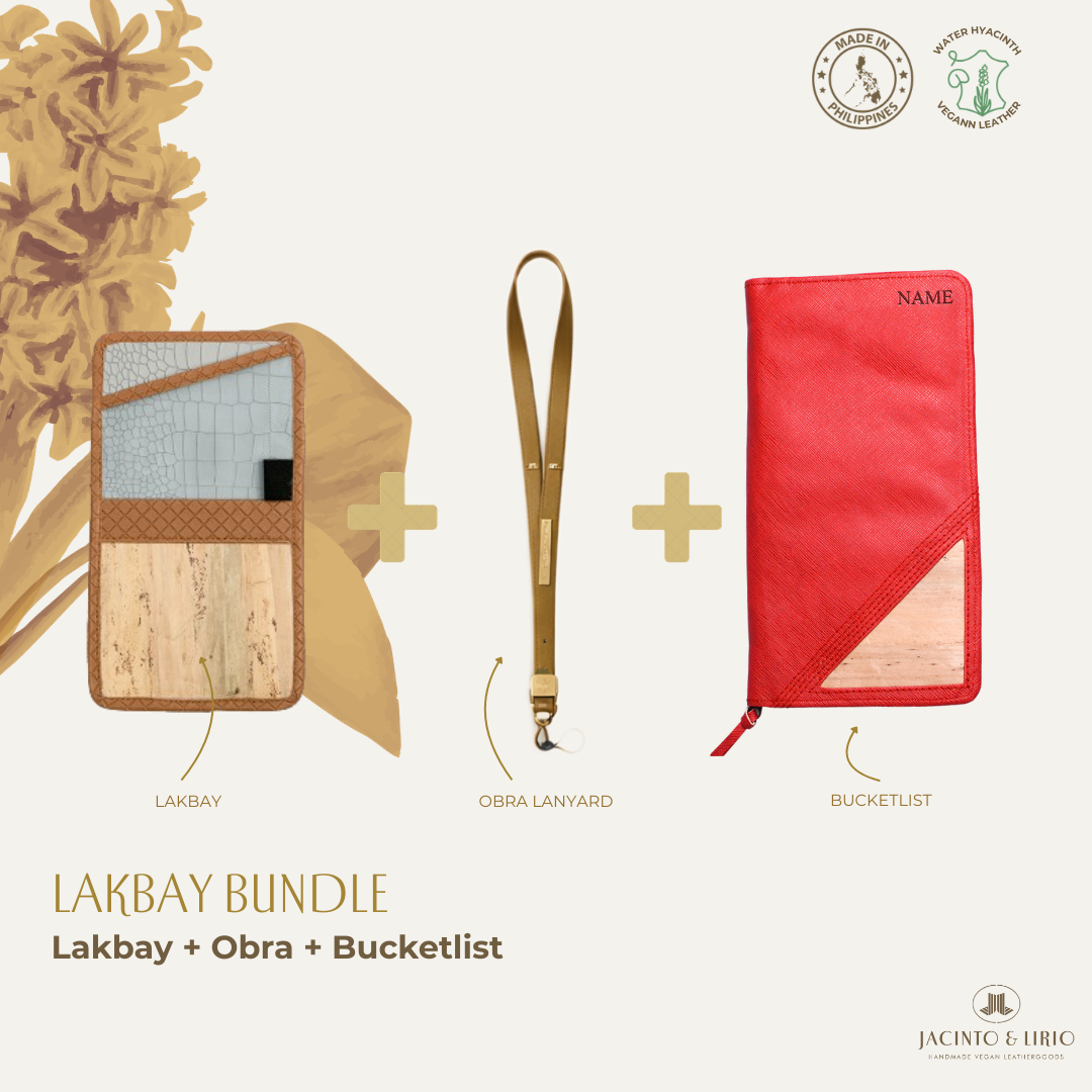 Travel Bundle – Lakbay + Obra + Bucketlist, Travel Wallet, Jacinto & Lirio, Jacinto & Lirio. - Jacinto & Lirio