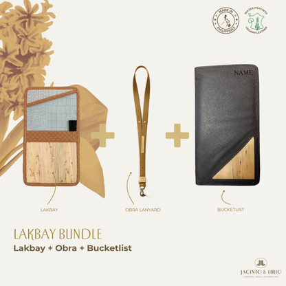 Travel Bundle – Lakbay + Obra + Bucketlist, Travel Wallet, Jacinto & Lirio, Jacinto & Lirio. - Jacinto & Lirio