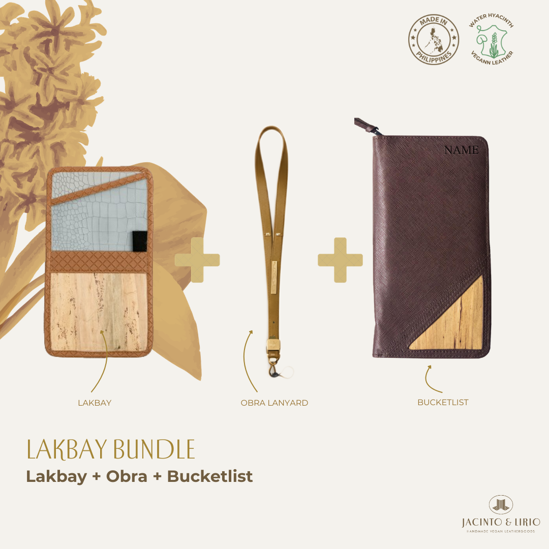 Travel Bundle – Lakbay + Obra + Bucketlist, Travel Wallet, Jacinto & Lirio, Jacinto & Lirio. - Jacinto & Lirio