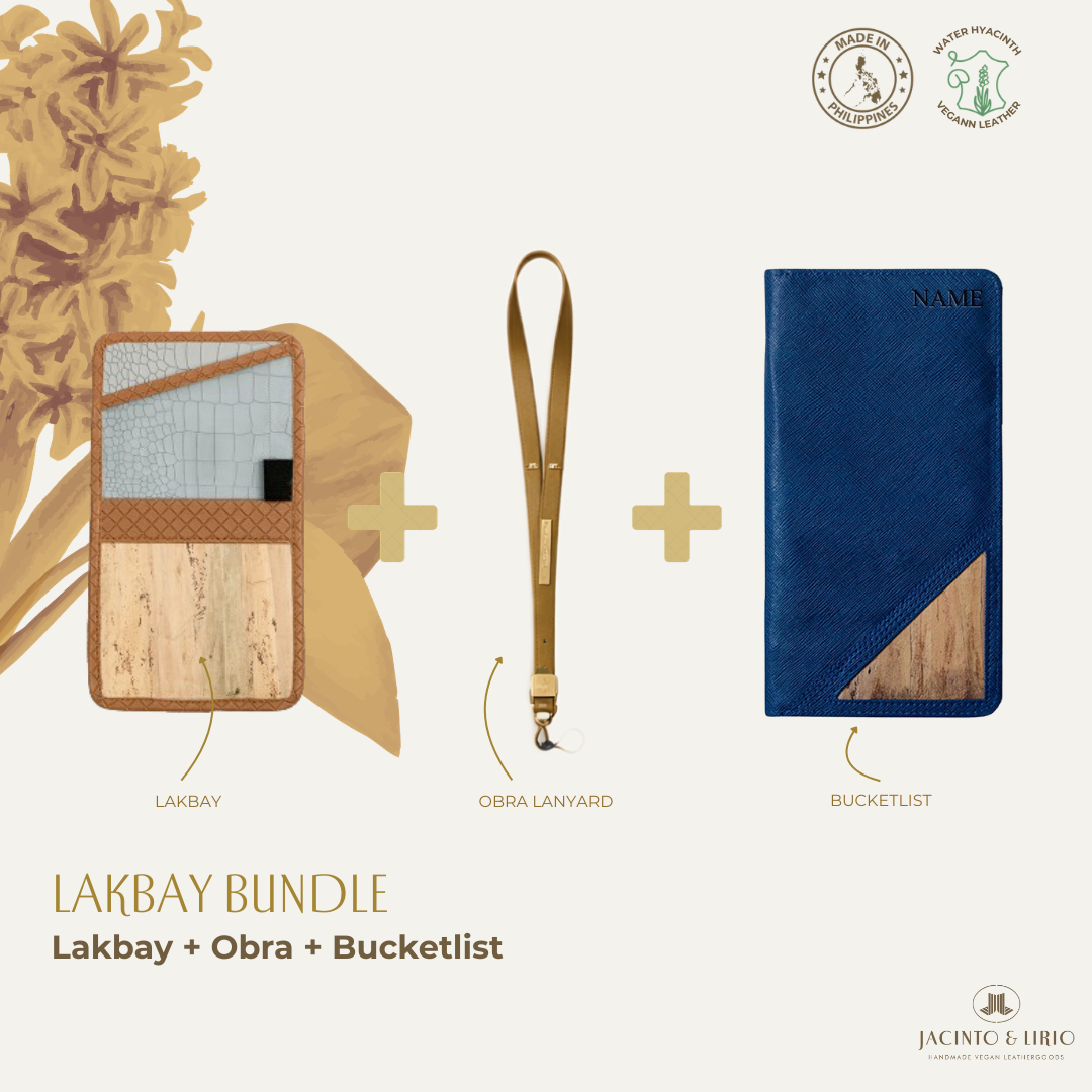 Travel Bundle – Lakbay + Obra + Bucketlist, Travel Wallet, Jacinto & Lirio, Jacinto & Lirio. - Jacinto & Lirio