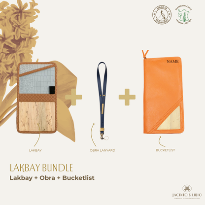 Travel Bundle – Lakbay + Obra + Bucketlist, Travel Wallet, Jacinto & Lirio, Jacinto & Lirio. - Jacinto & Lirio