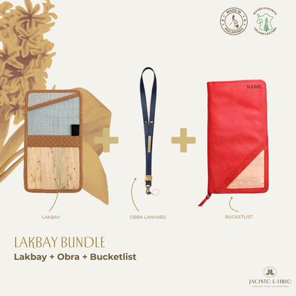 Travel Bundle – Lakbay + Obra + Bucketlist, Travel Wallet, Jacinto & Lirio, Jacinto & Lirio. - Jacinto & Lirio