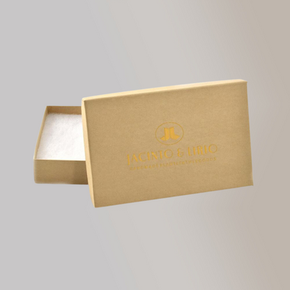 Top and Bottom Shoe Box Style Kraft Packaging - Jacinto & Lirio