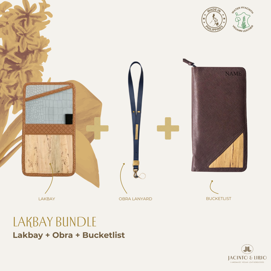 Travel Bundle – Lakbay + Obra + Bucketlist, Travel Wallet, Jacinto & Lirio, Jacinto & Lirio. - Jacinto & Lirio