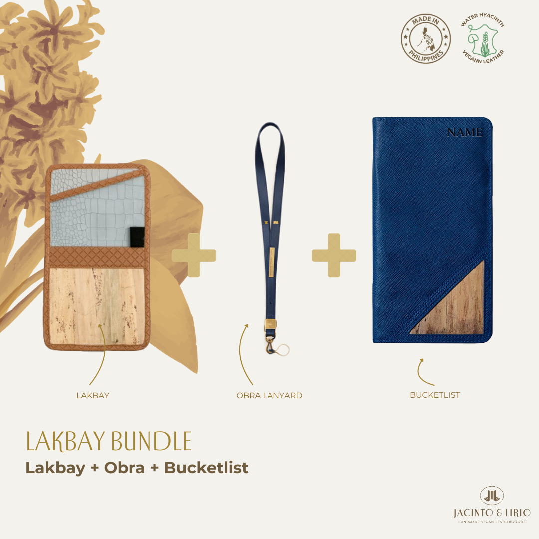 Travel Bundle – Lakbay + Obra + Bucketlist, Travel Wallet, Jacinto & Lirio, Jacinto & Lirio. - Jacinto & Lirio