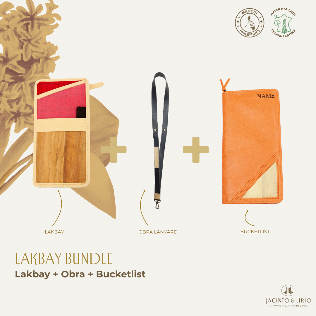 Travel Bundle – Lakbay + Obra + Bucketlist, Travel Wallet, Jacinto & Lirio, Jacinto & Lirio. - Jacinto & Lirio