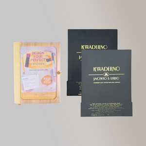 Pinto Medium Personalizable Passport Holder or Refillable Vegan Leather Journal + 1pc Gift Box Packaging Bundle - Jacinto & Lirio