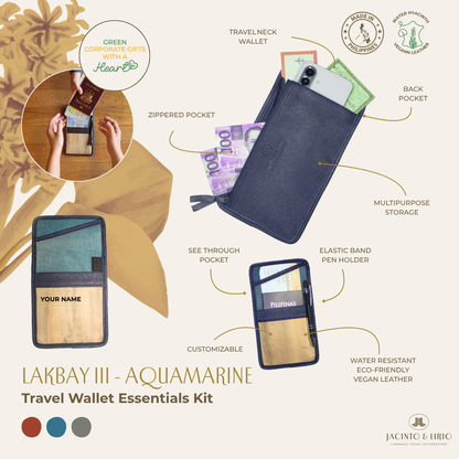 Travel Bundle – Lakbay + Obra + Bucketlist, Travel Wallet, Jacinto & Lirio, Jacinto & Lirio. - Jacinto & Lirio