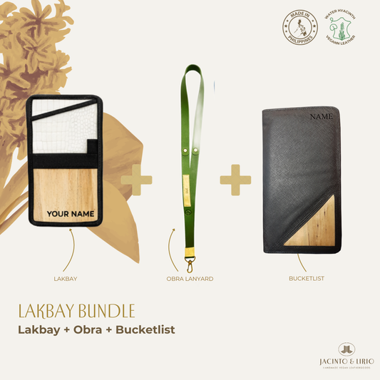 Travel Bundle – Lakbay + Obra + Bucketlist, Travel Wallet, Jacinto & Lirio, Jacinto & Lirio. - Jacinto & Lirio