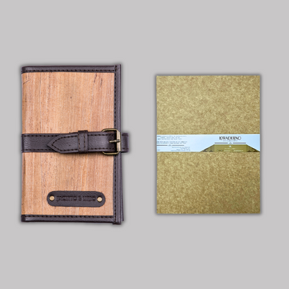 Blank Refillable Vegan Leather Journal Pacem II