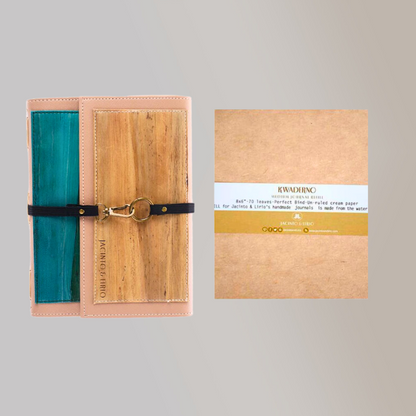 Dual Cover Refillable Vegan Leather Journal Artisan ll