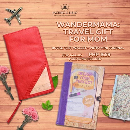 Wander Mama: Travel Gift For Mom with Carnation Flowers