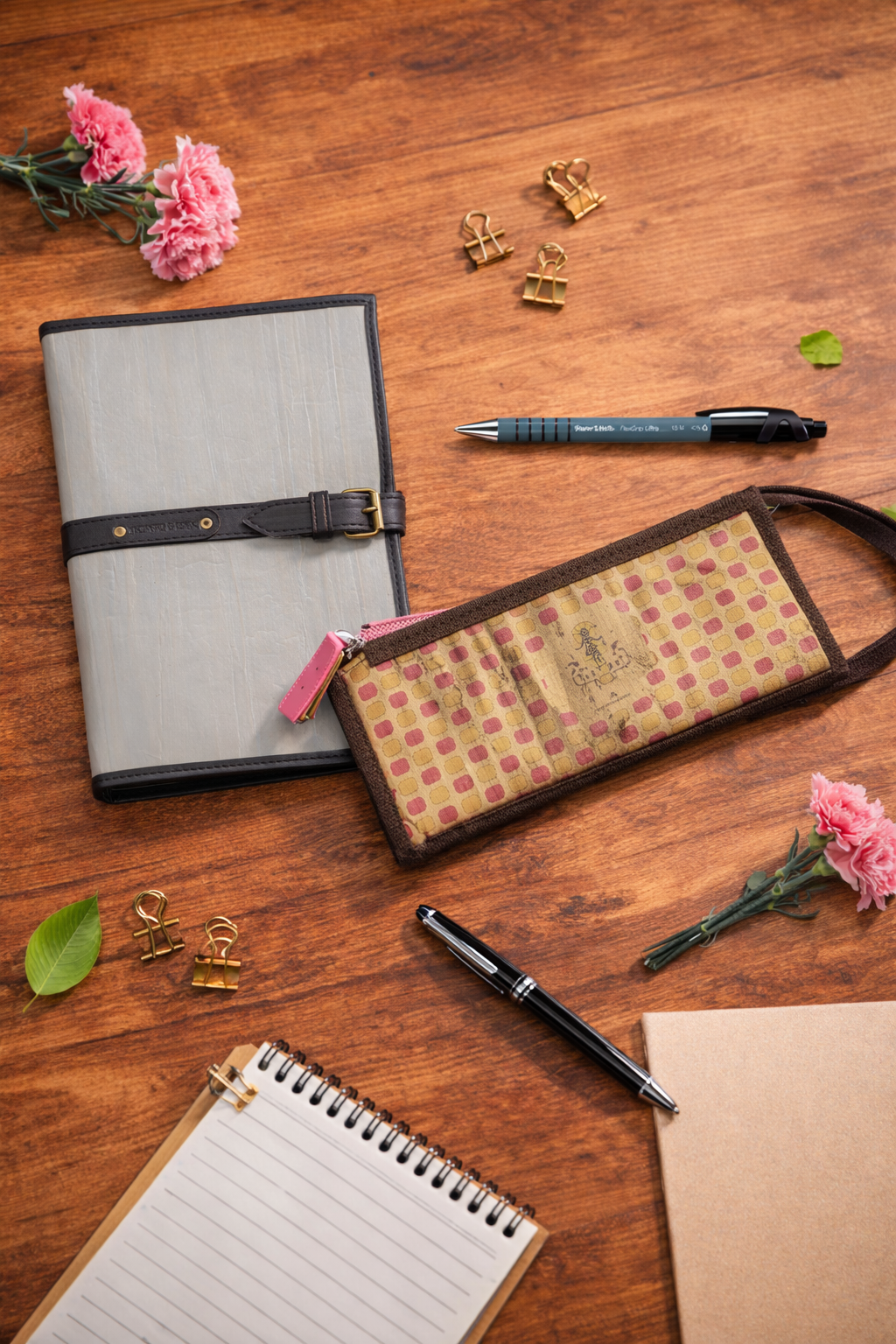 Writing Mama: Gift Set for Mom with Carnation Flowers