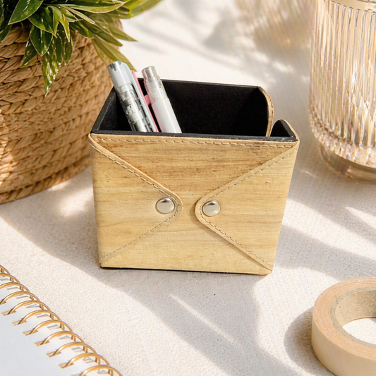 Vegan Leather Desk Scratch Pad Holder, Pad Holder, Ecoingenuity Inc., Jacinto & Lirio. - Jacinto & Lirio