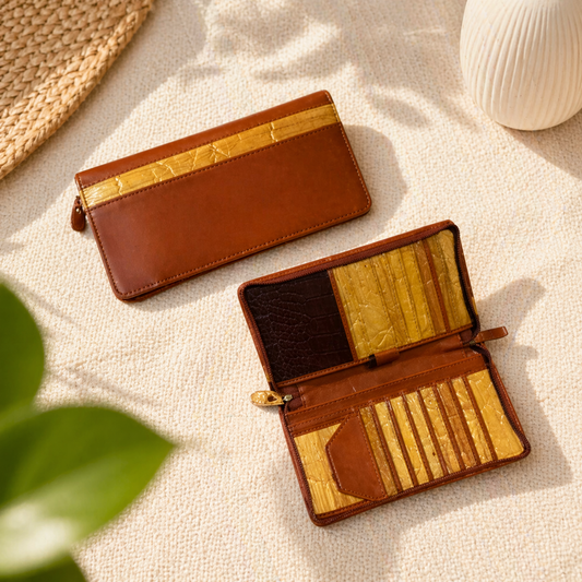 Vegan Leather Travel Wallet (JLTWAL02), Wallet, Ecoingenuity Inc., Jacinto & Lirio. - Jacinto & Lirio