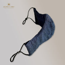 Load image into Gallery viewer, 3 Ply Washable Comfortable Cotton Earband with Adjuster Denim Masks for Adults, Teens and Kids With Integrated Filter and Extra Pocket
