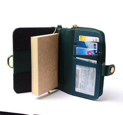 Fauna Butanding Pocket Organizer – Refillable Journal Wallet with Magic Wallet, External Card Slots, Coin Purse & Phone Holder
