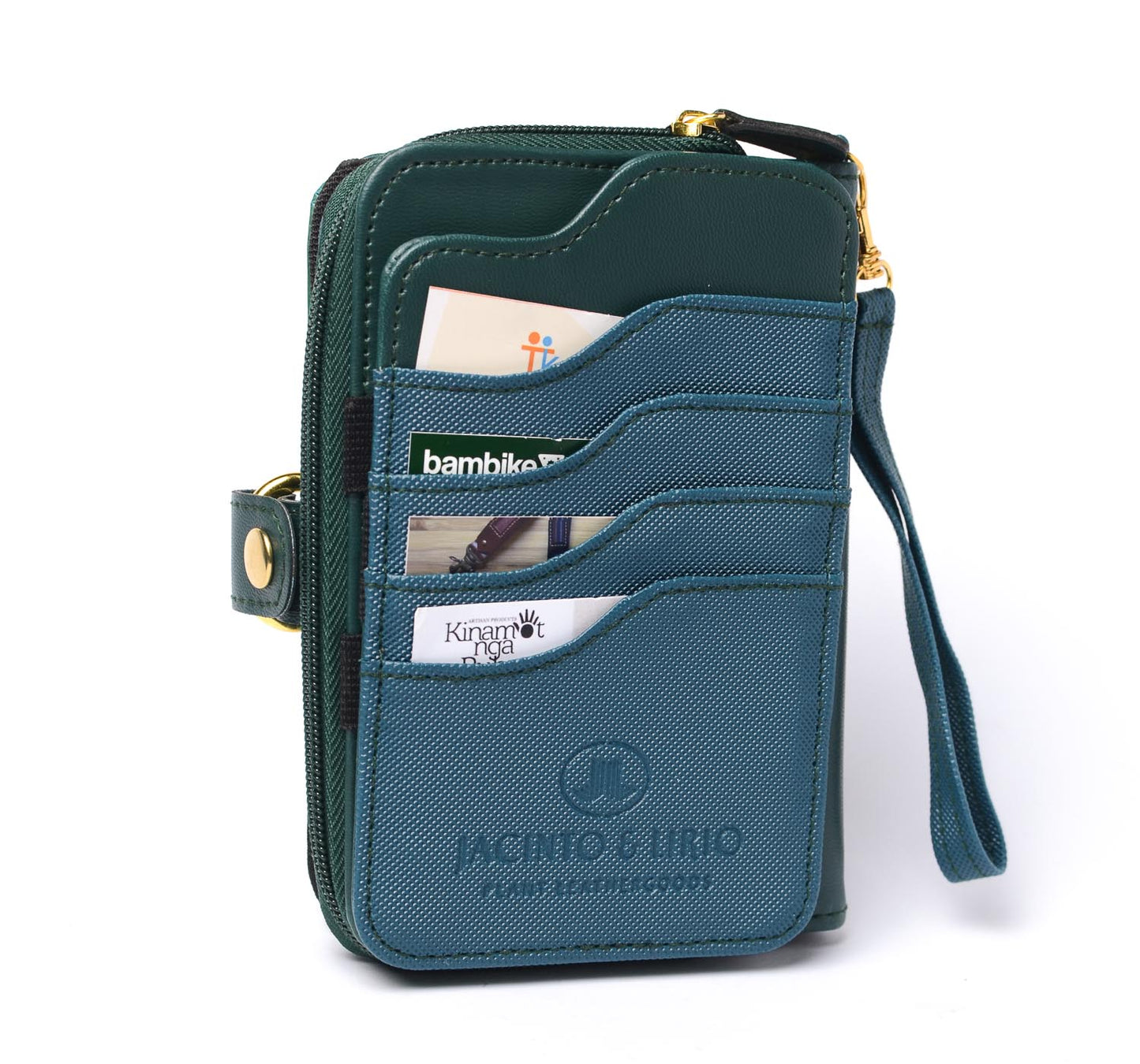 Fauna Butanding Pocket Organizer – Refillable Journal Wallet with Magic Wallet, External Card Slots, Coin Purse & Phone Holder