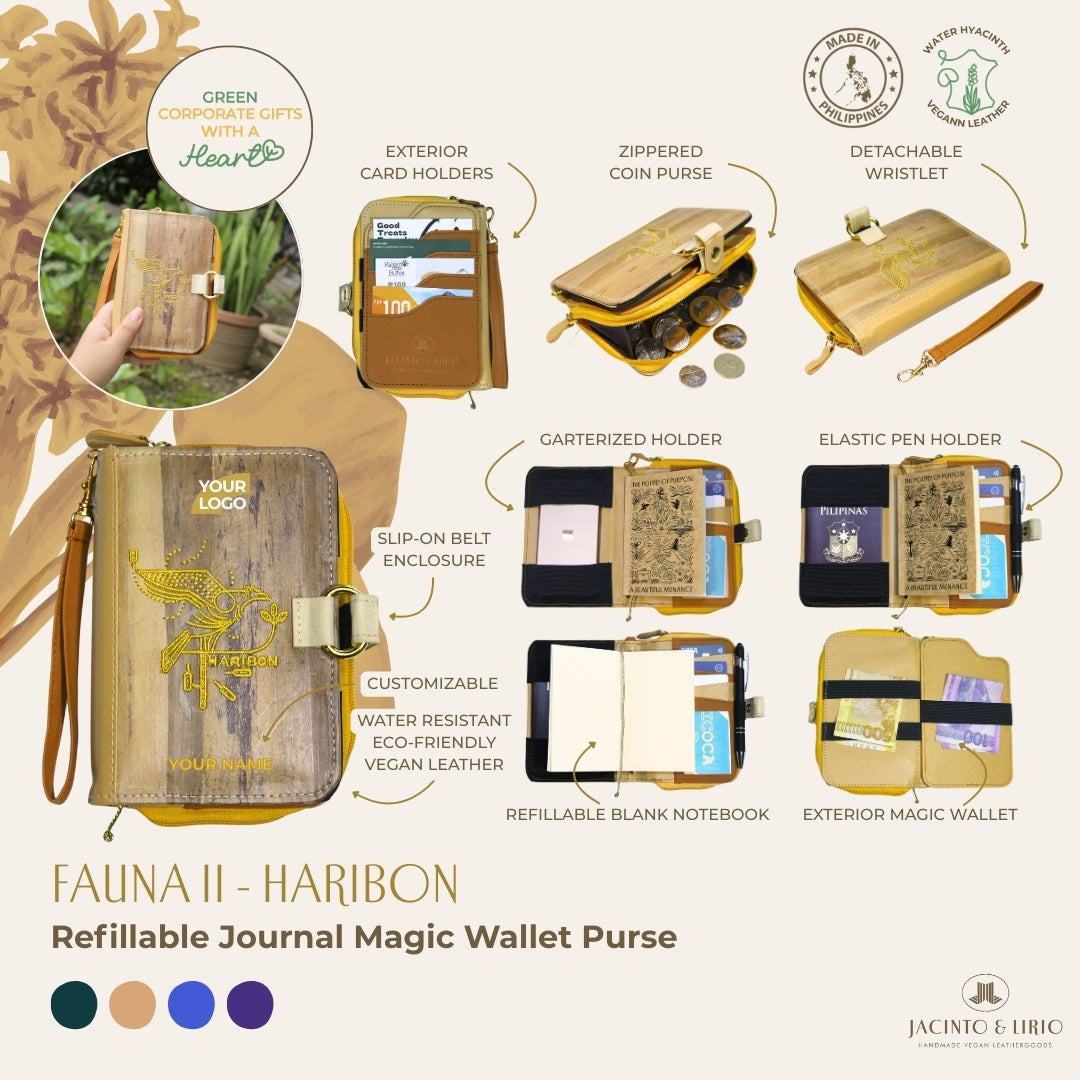 Fauna Mahika II Refillable Journal Magic Wallet Purse (Haribon)