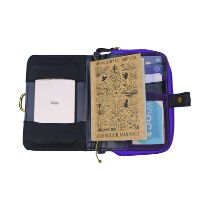 Fauna Mahika II Refillable Journal Magic Wallet Purse (Midnight Purple)