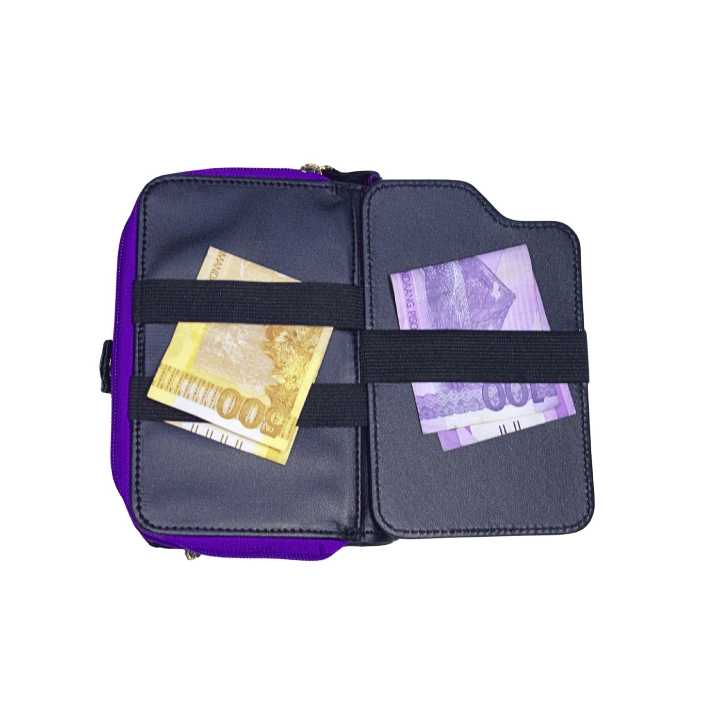 Fauna Mahika II Refillable Journal Magic Wallet Purse (Midnight Purple)