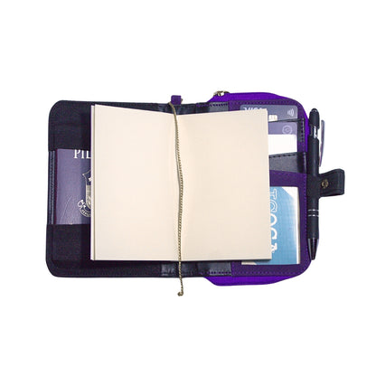 Fauna Mahika II Refillable Journal Magic Wallet Purse (Midnight Purple)