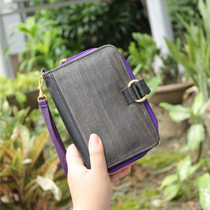 Fauna Mahika II Refillable Journal Magic Wallet Purse (Midnight Purple)