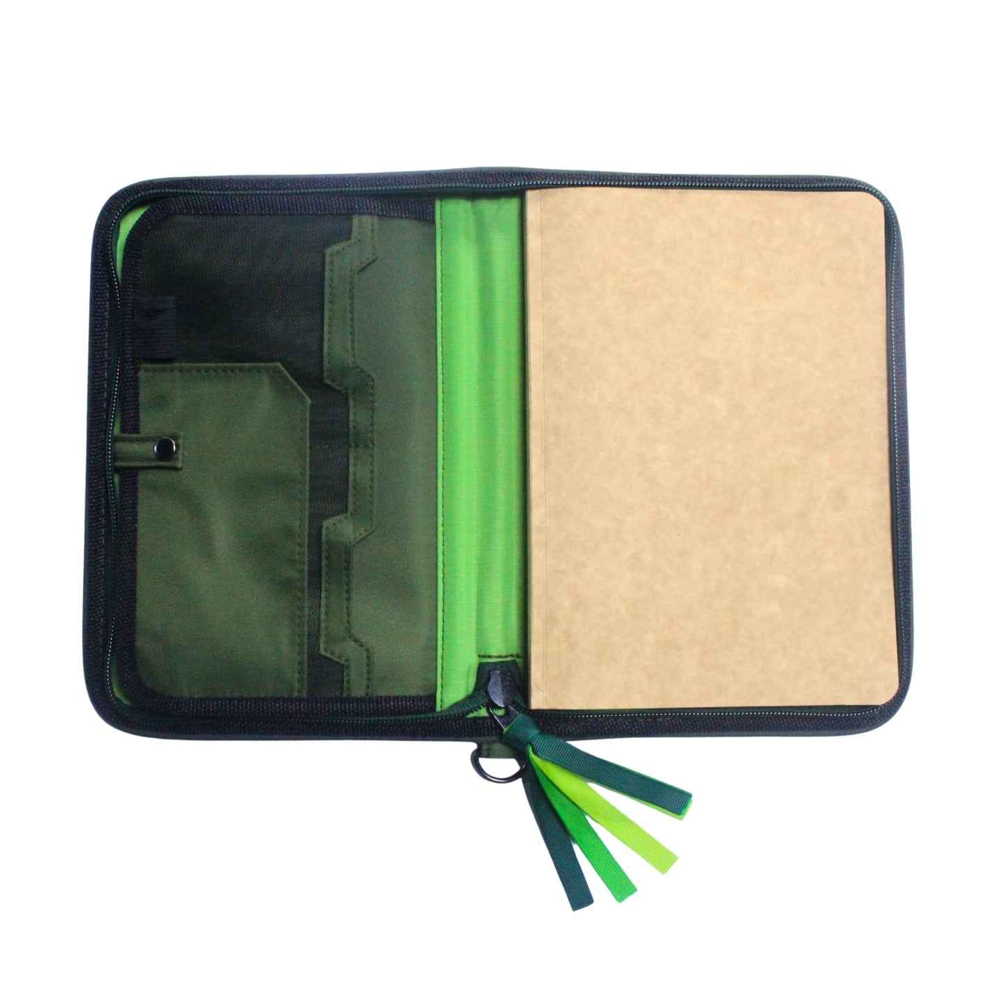 Gala Banaue family passport holder daily planner open with planner view.