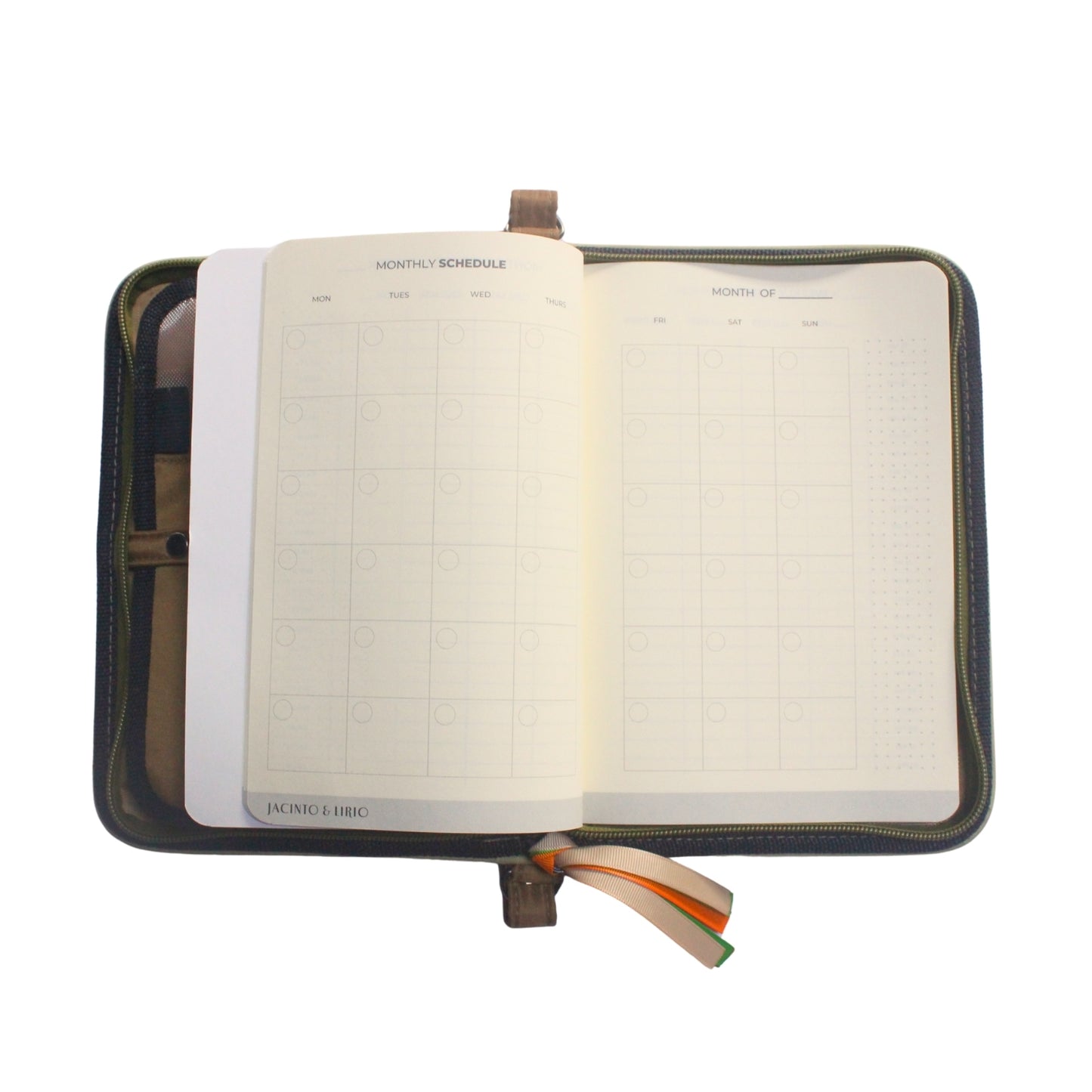 Gala Boracay family passport holder daily planner open monthly schedule planner.